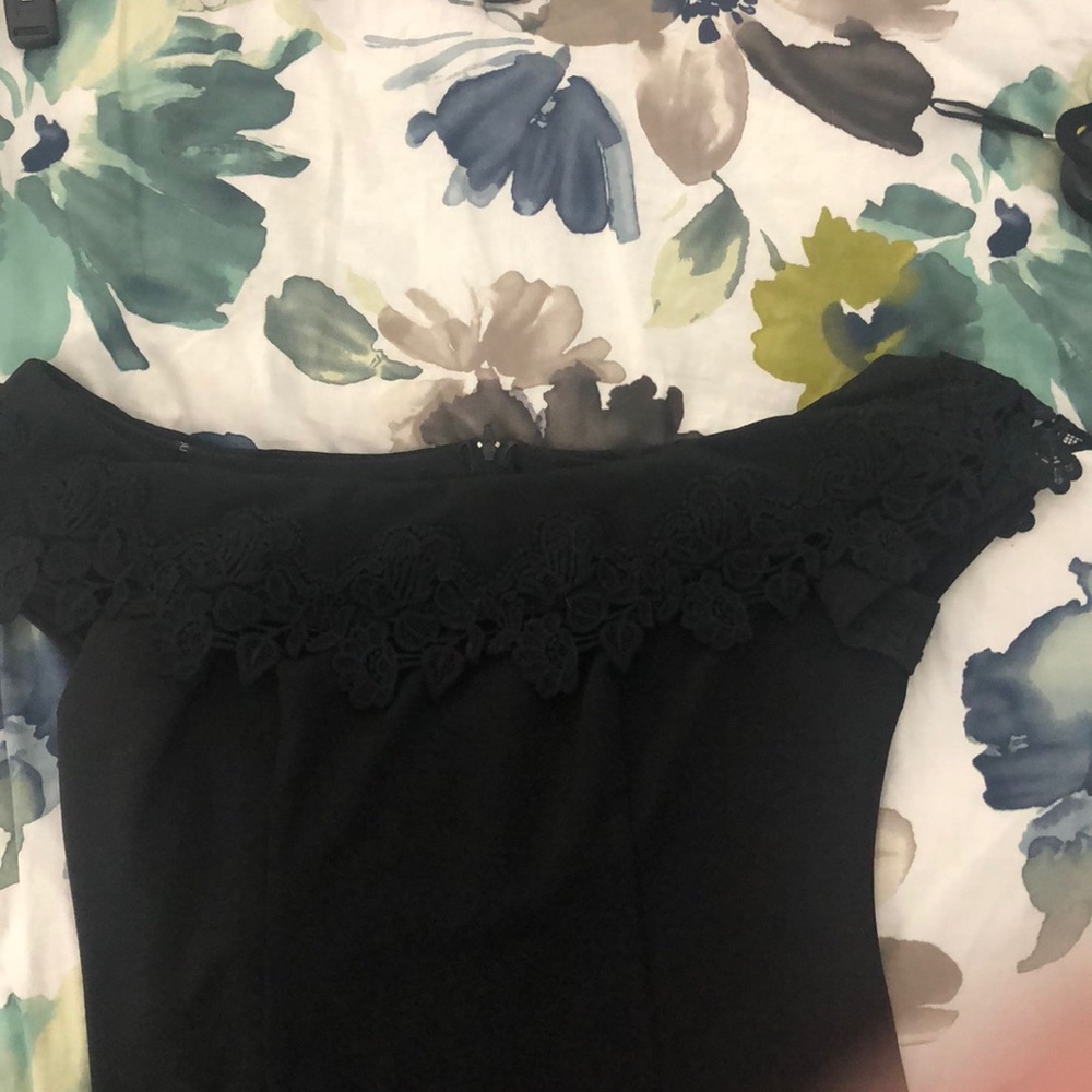 Bisou Bisou Off Shoulder Cocktail Dress Sz 14 - Picture 3 of 5
